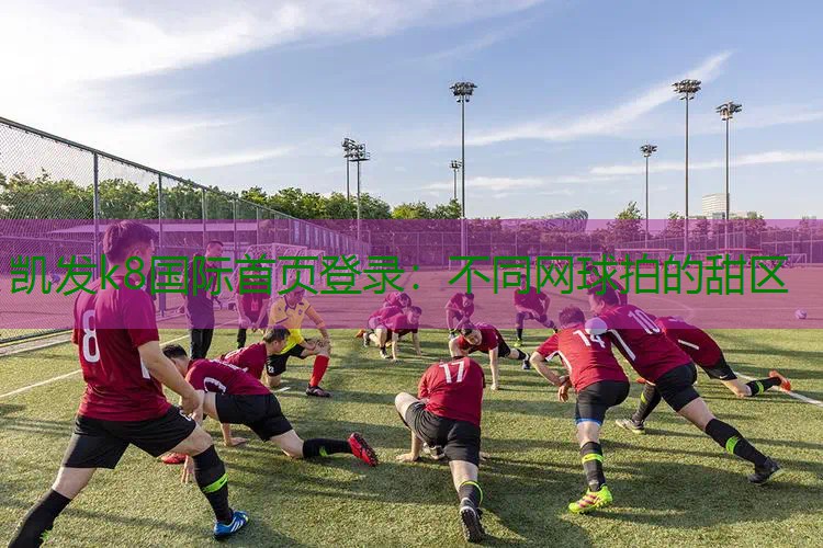 不同网球拍的甜区